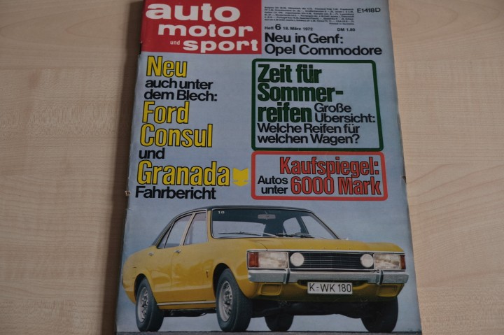Auto Motor und Sport 06/1972